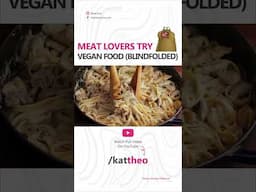 #shorts MEAT LOVERS TRY VEGAN FOOD | Part 3