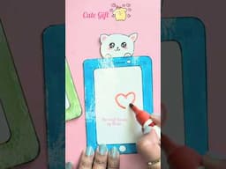 ❤️Cute Craft❤️ #papercraft #ILoveYou #cutegifts #giftforkids #backtoschool #artandcraft