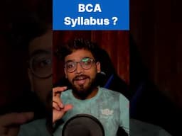 BCA Course Syllabus