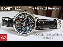 BOVET 1822 The Récital 28 Prowess 1. Solving the terrestrial time problem with a world timer...