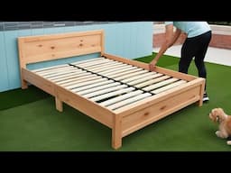 Excellent Ideas and Designs: Crafting a Robust Wooden King-size Bed: Design and Construction