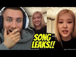 ROSÉ LEAKED HER OWN SONGS?! My Reaction to Her Surprise Instagram Live!