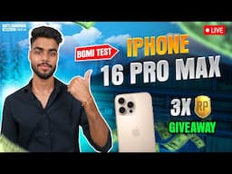 iPhone 16 Pro Max Live Bgmi & Pubg Test - Road To 500K