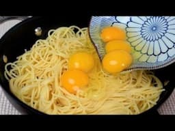 Pour 5 eggs to the pasta and you'll be amazed at the results! Simple and delicious