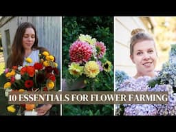 10 Essentials for Starting a Backyard Cut Flower Farm 💐 Starting a Flower Farm in Australia