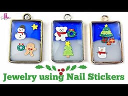 EASY DIY Christmas Jewelry with UV Resin!