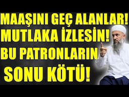 MAAŞINI GÜNÜNDE ALAMAYAN İŞÇİLER NE YAPACAK! PATRONLARIN HESABI! Hüseyin ÇEVİK