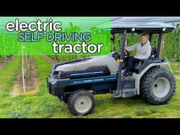 An Electric DRIVERLESS Tractor in New Zealand!