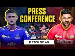 PKL Press Conference M 68: Bengaluru Bulls vs Haryana Steelers | FT.  Pardeep, Jaideep