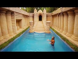 Build The Great Underground Pillars Temple And Swimming Pool