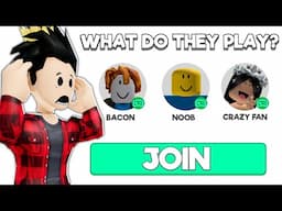 I PLAYED MY SUBSCRIBER’S GAMES in ROBLOX!