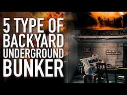 5 Type Of Backyard Underground Bunker You Should Build | Doomsday Preppers