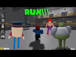 Run RUN Run Scary Obby #roblox Super Mario Speed Running in Chopper's Carnival, Barry Alien Base