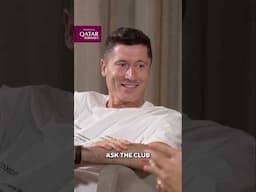 “I said YES to Man Utd” 😲 Robert Lewandowski could’ve played w/Rio at #mufc #football #qatarairways