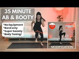 Abs & Booty HIIT Workout for Home (*super sweaty)