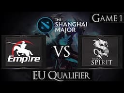 Dota 2 Team Empire vs Team Spirit | Shanghai Major 2016