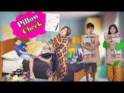 Pillow Check 😮|  stationery gum ho gai  |  Surprise     Pillow  Checking by Mummy😲 | | MoonVines