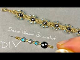 Beaded Jewelry Tutorials: How to Make a Crystal Bracelet with Beads