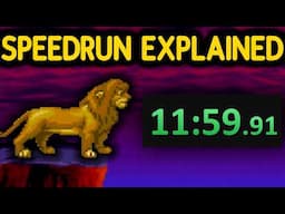 How The Lion King (SNES) was Beaten in Under 12 Minutes