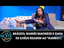 Bebê Bráuzio, Mamãe Maionese e Gaga de Ilhéus reagem ao filme "Rambo" | The Noite (20/11/24)