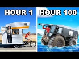 Surviving 100 Hours in EXTREME Survival Vehicles!