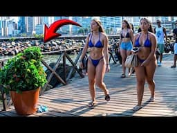 IMAGINE😱 You're Walking Along the Beach and Suddenly This Happens😱 Best Scares! Bushman Prank!