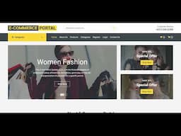 E-Commerce Portal - PHP MySQL BootStrap Responsive Latest 2024 Project