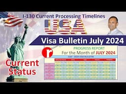 Visa Bulletin July 2024, I-130 Current Processing Timelines, Current Case Numbers, US Family Visa