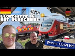 BLOEDHITTE, VERTRAGING en STRANDEN in het RUHRGEBIED met het #deutschlandticket | #juulvlog