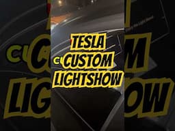 Tesla Custom Light Show Tutorial #Tesla #fyp #viralvideo #elonmusk #shorts #Cybtruck #Model3