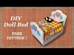 Create Your Own Doll's Bed For Free! Easy Step-by-step Tutorial With Lisa Pay