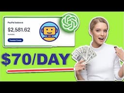 Earn $70/Day Using ChatGPT (PASSIVE INCOME) - Make Money Online 2024