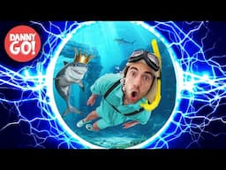 Sharks in the Water 2: Rise of the Shark King! 🦈 ⚡️HYPERSPEED REMIX⚡️/// Danny Go! Songs for Kids