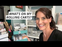 How I Organize my Scrapbooking Carts + Stamp Categories