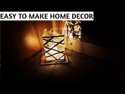 DIY HOME DECORATION EASY/DIY LAMPSHADE/simplified home diy