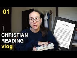 Christian Fiction Reading Vlog 🕊️📚 01 | fantasy reads, romance novels