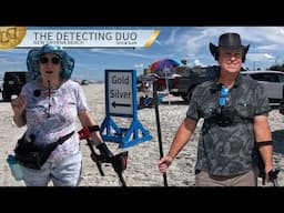 Beach Metal Detect Florida  New Smyrna Beach - Earrings, Cool Coins | The Detecting Duo S03E41