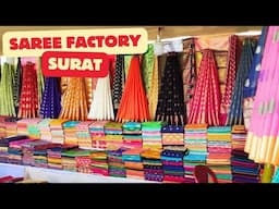 Saree Factory Surat, Saree Wholesale Market,Saree manufacturer ‪@ParnikaIndia‬