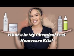 WHAT'S IN MY CHEMICAL PEEL HOMECARE KITS! | 2024 PEEL SEASON | LICENSED ESTHETICIAN | KRISTEN MARIE