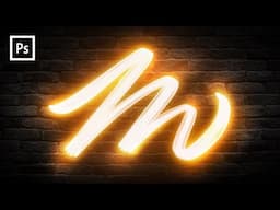 Photoshop Tutorials - Light Painting Text Effect