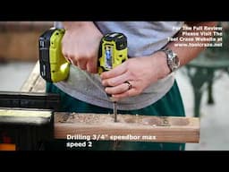 Ryobi 18V One+ HP Compact 1/2″ Brushless Drill PSBDD01K Demo Video