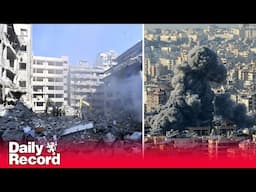 Israeli air strikes in Beirut leave at least 11 dead and dozens injured