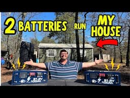 2 Batteries Can Run My Whole House With Vatrer Power