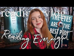 Reading Evernight for October | Reading Vlog