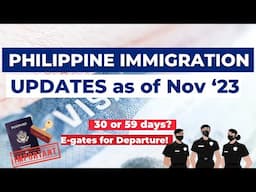 IMMIGRATION REMINDERS TO TRAVELERS| MODERNIZATION PROJECTS: A GAME CHANGER?