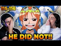 Sanji vs Mr 2 was EVERYTHING WE WANTED! 🤣 *ONE PIECE* Episode 115-116 REACTION!