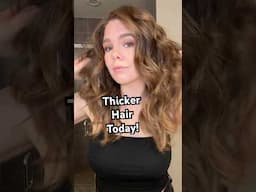 How to get thicker hair… today #hair #thickhair #easyhairstyle