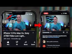 iPhone 13 - How to Fix Notch in YouTube Videos in Portrait mode