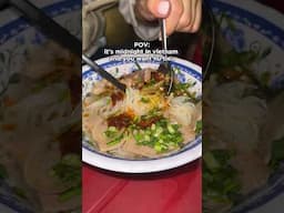 hu tieu as a midnight snack in Vietnam 😮‍💨🍜 #shorts  #mukbang