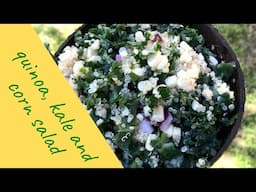 Kale, Quinoa and Corn Salsa Salad | Vegan With Jenn